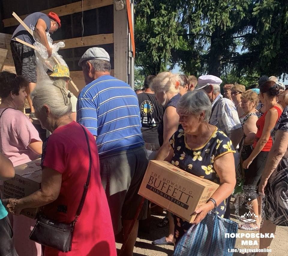 Мешканці Покровської громади отримали сімейні продовольчі набори від фонду GEM (фото)