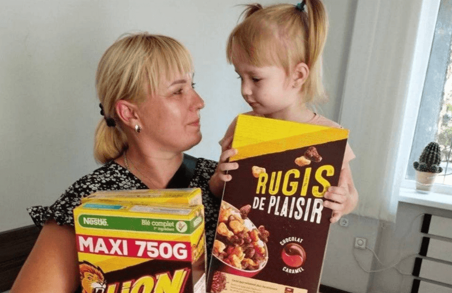 600 коробок сніданків надійшло для малечі з багатодітних родин Покровська (фото)