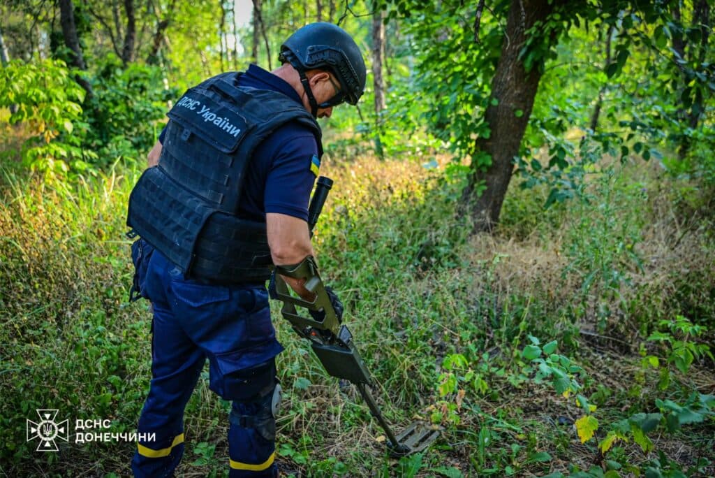 У Святогірську піротехніки ДСНС виявили та знищили 3 міни