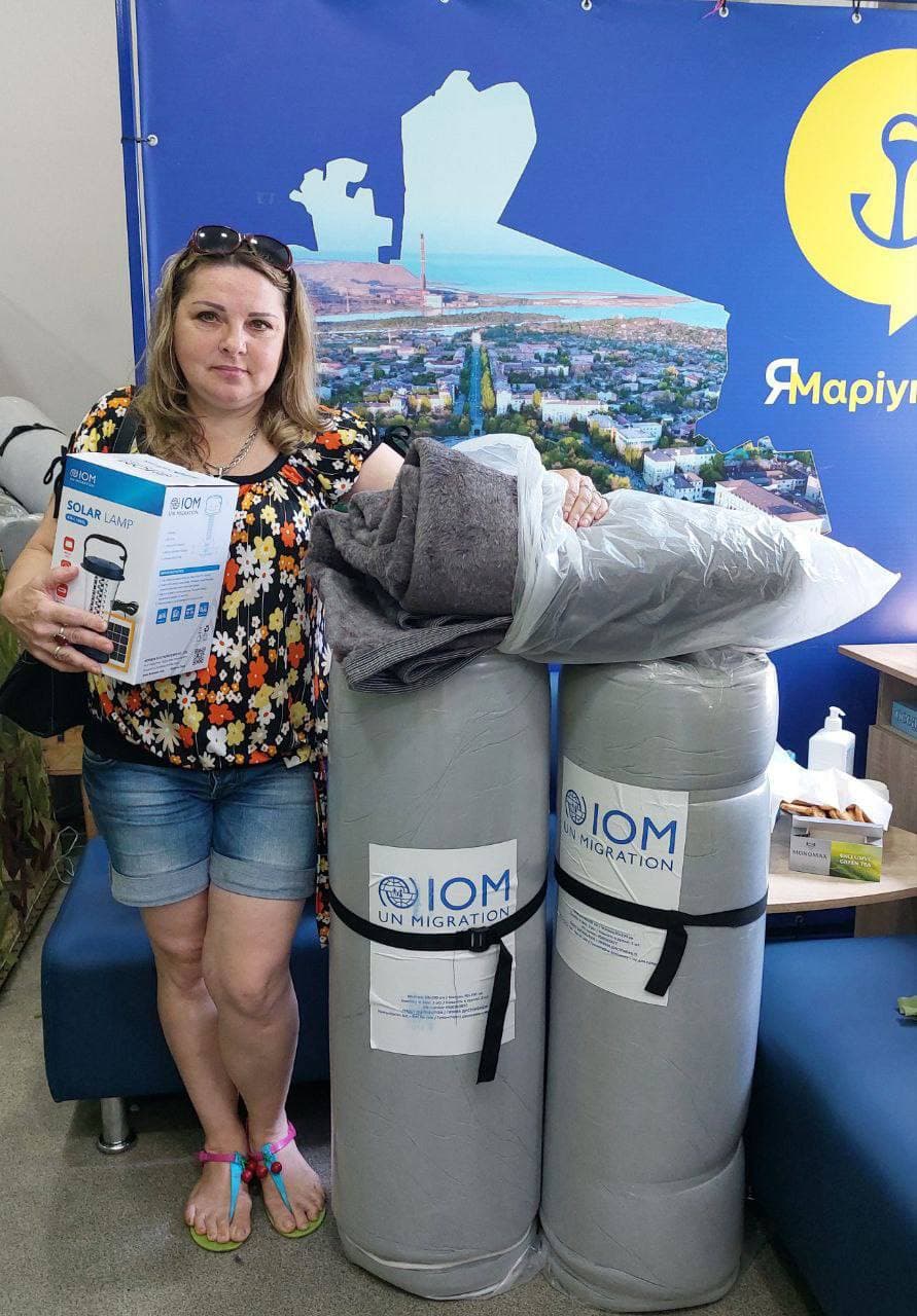 У Вінниці ВПО з Маріуполя видали допомогу від МО