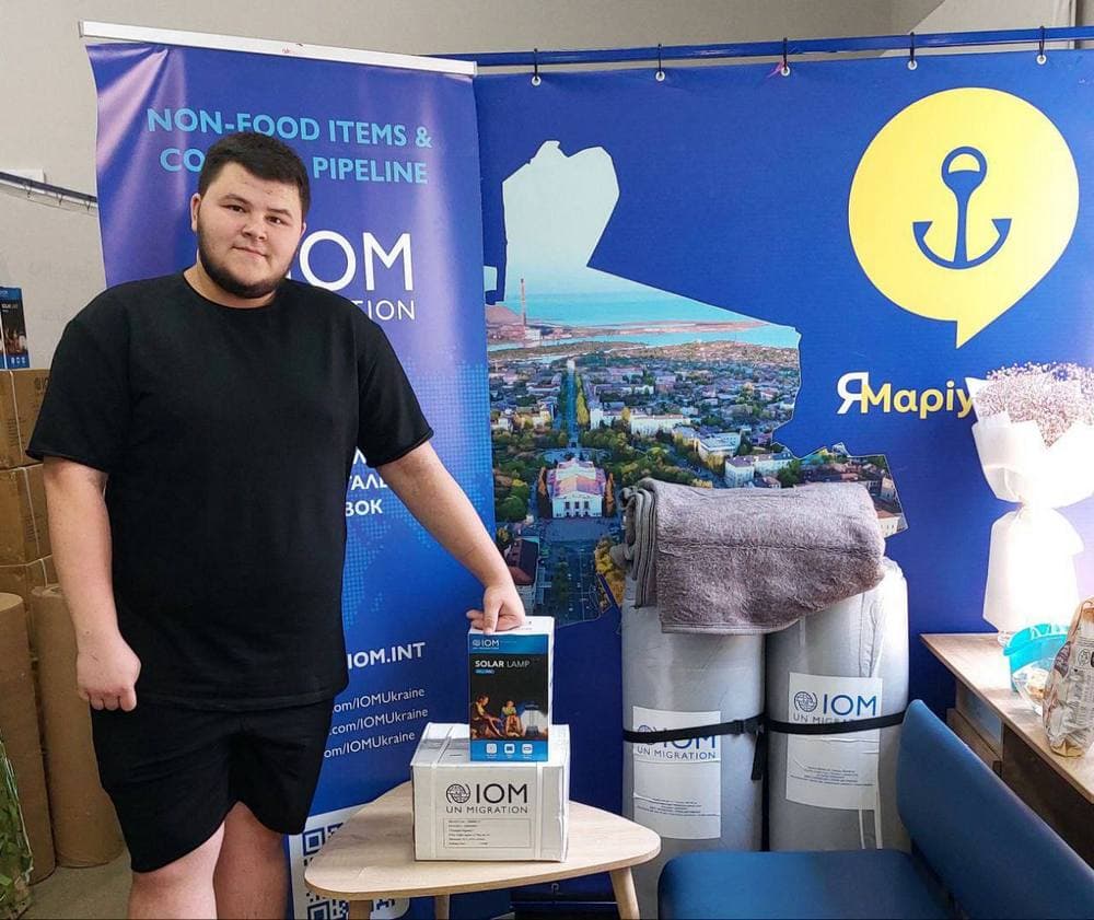 У Вінниці ВПО з Маріуполя видали допомогу від МО