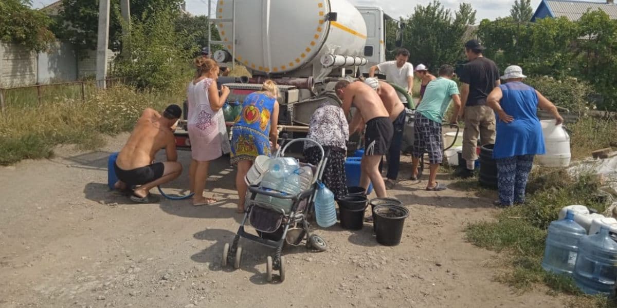 підвіз води на Донеччині 1