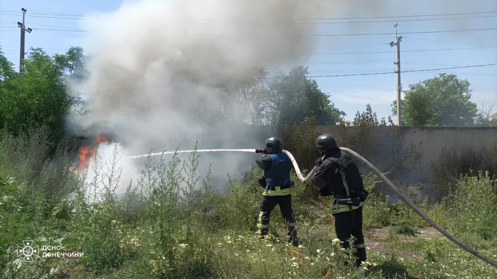 пожежа донеччина 2