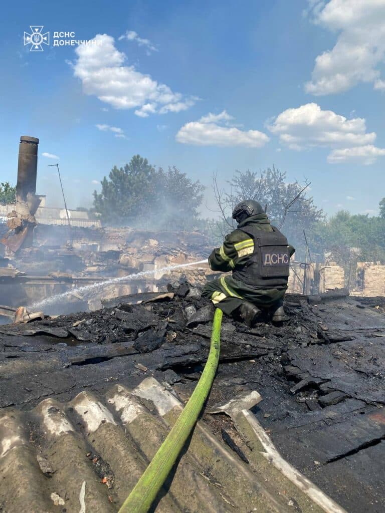пожежі донеччина 2