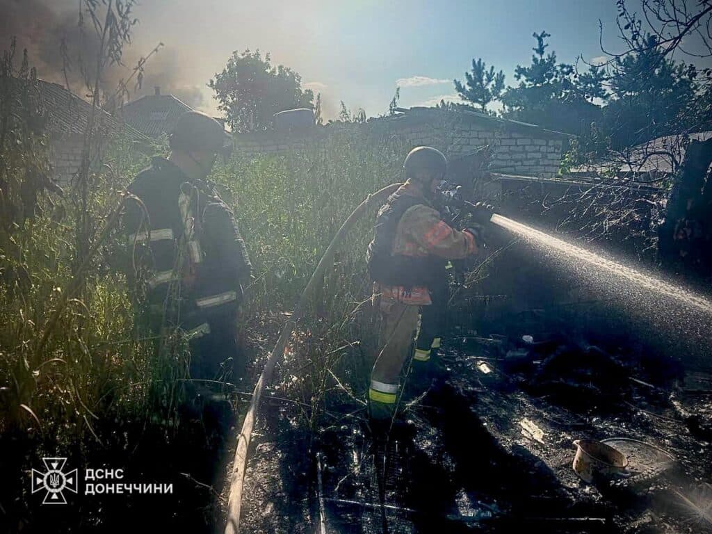 пожежі донеччина 7