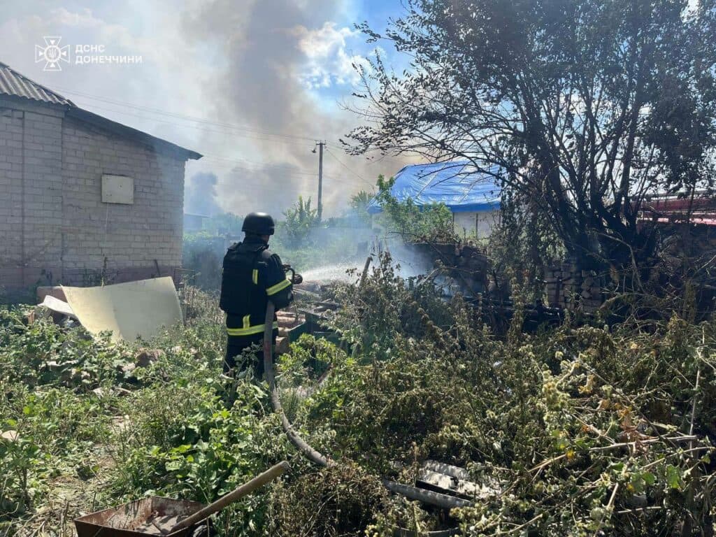 пожежі на донеччині 1
