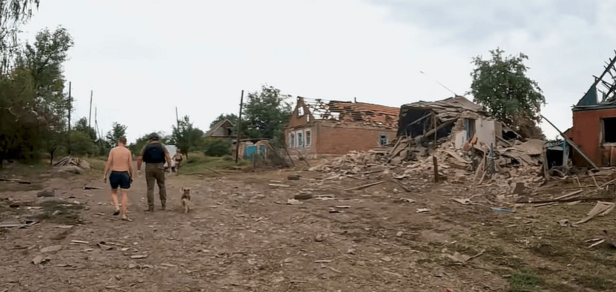 У Гродівці на Донеччині "Білий янгол" прийшов на порятунок пораненим людям (відео)