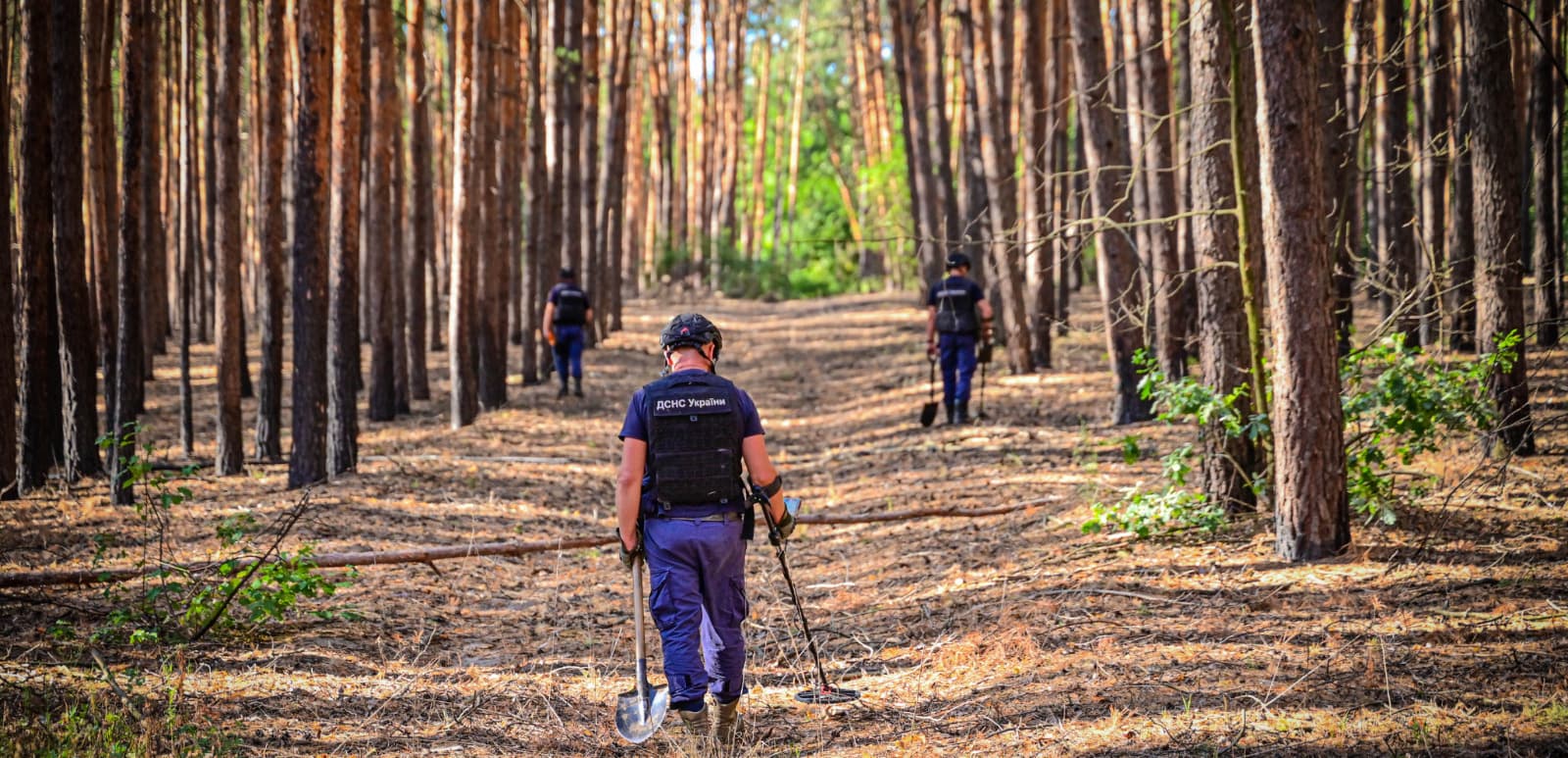 Піротехніки з Волині розміновують ліси Лиманщини