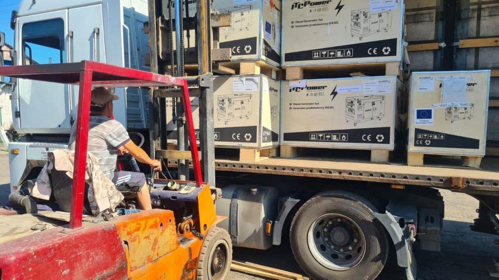 Ще 17 генераторів отримали громади Донеччини від Державного агентства стратегічних резервів Польщі