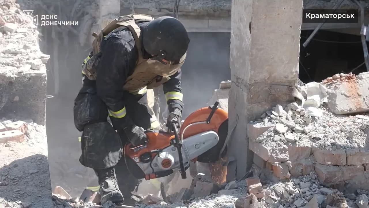 Краматорськ розбір завалів