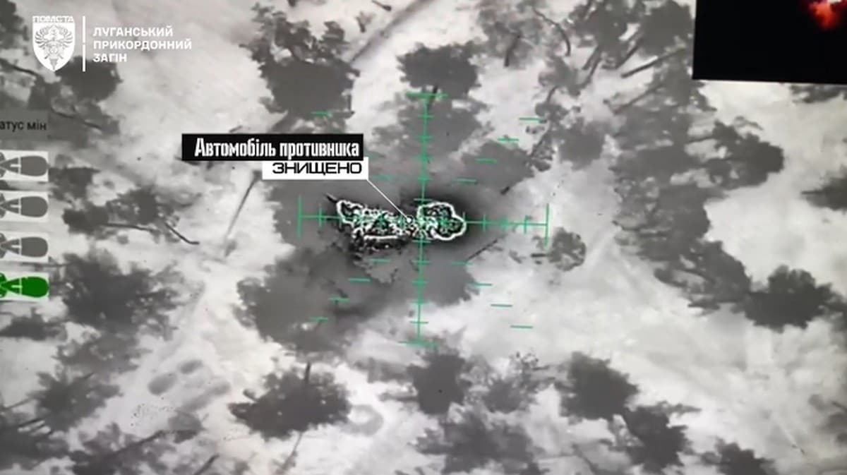 Знищено 5 автомобілів противника та пошкоджено 2 одиниці бронетехніки на Луганщині (відео)