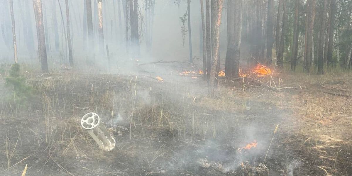 обстріл лиманського лісництва