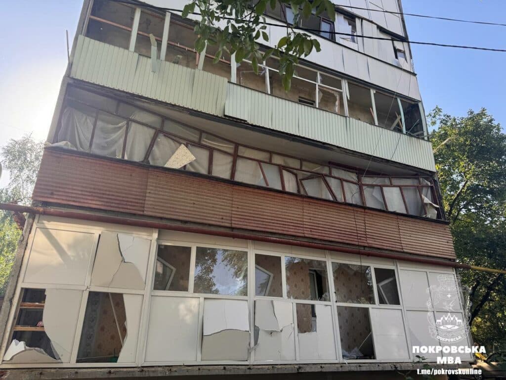 обстріл покровська 5