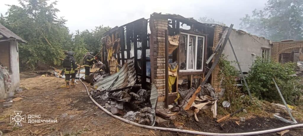 пожежі на донеччині 1