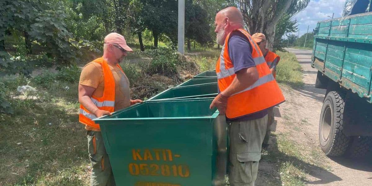 заміна контенерів у краматорській громаді 2