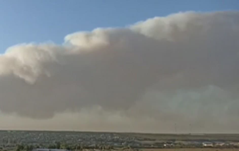 На окупованій Луганщині пожежа охопила Станично-Луганський район (відео)