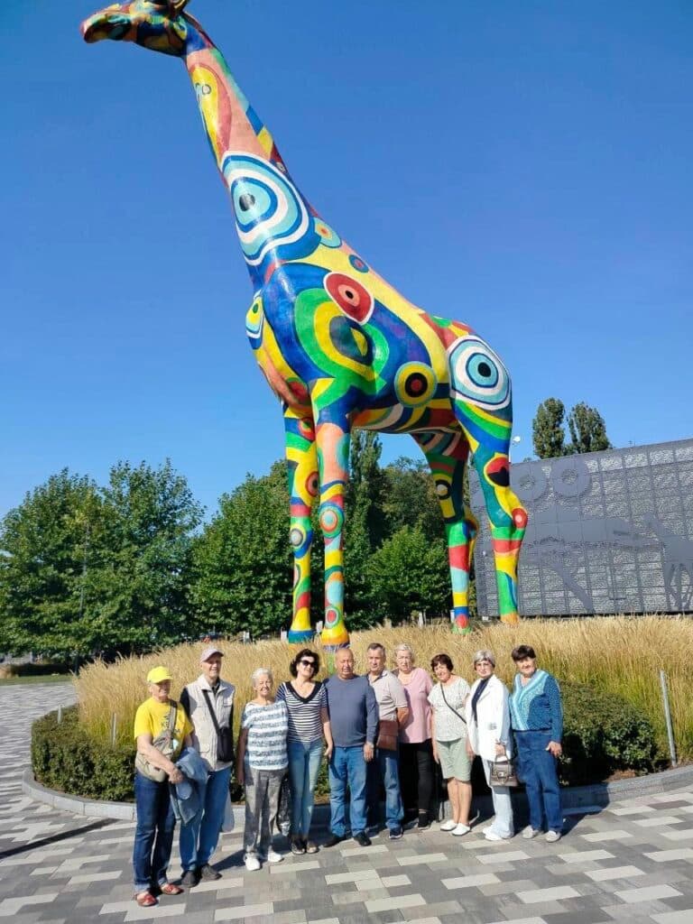 Переселенцы из Луганской области посетили Киевский зоопарк 1