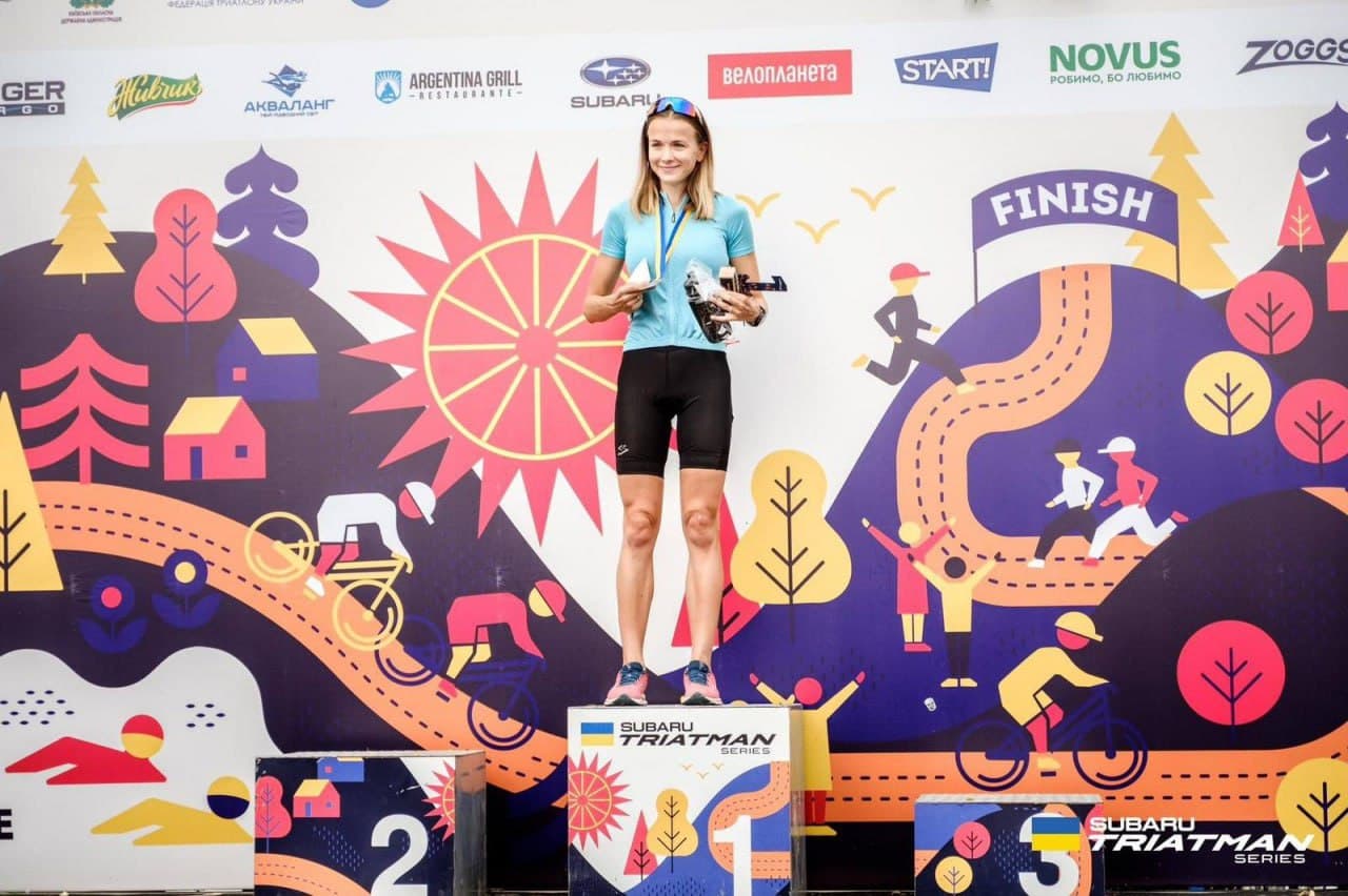 Спортсменка зі Слов'янська стала переможницею на національних змаганнях з триатлону