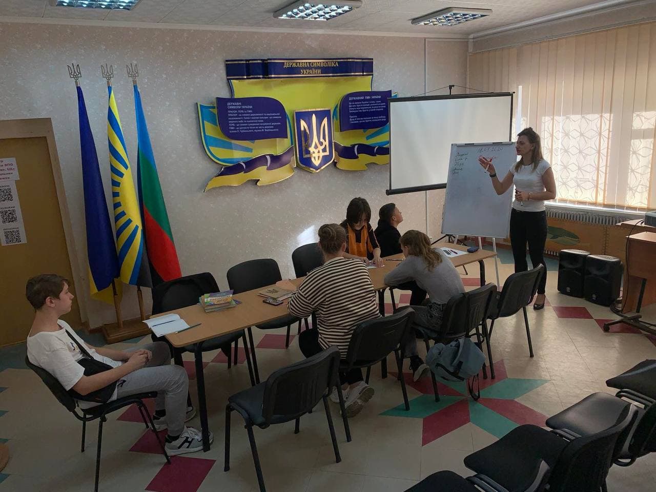 У Кам'янському для ВПО з Селидового організовано курси з вивчення української мови