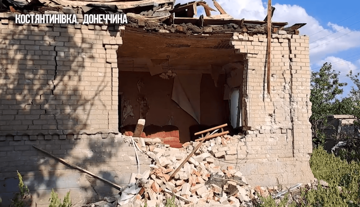обстріл костянтинівки