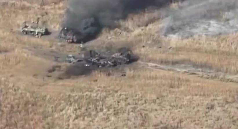 розбита російська техніка