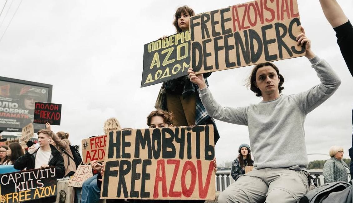 Акція на підтримку полонених