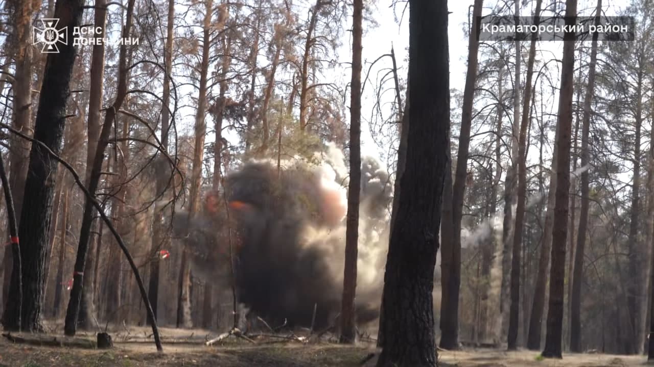ДСНС на Донеччині знищи гранатомет