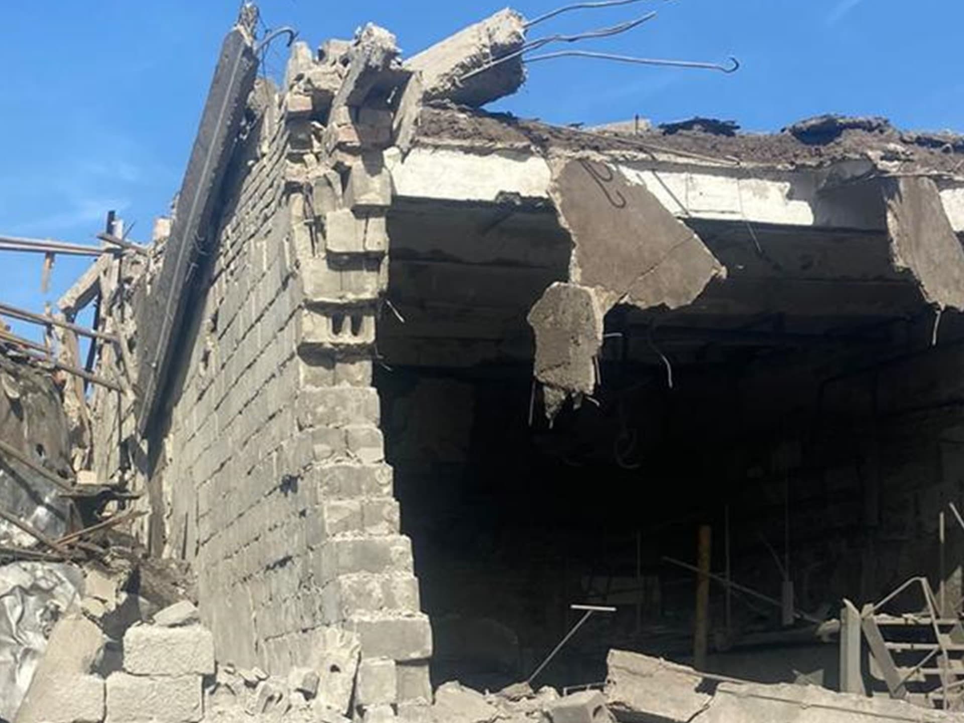 Наслідки обстрілу Костянтинівки