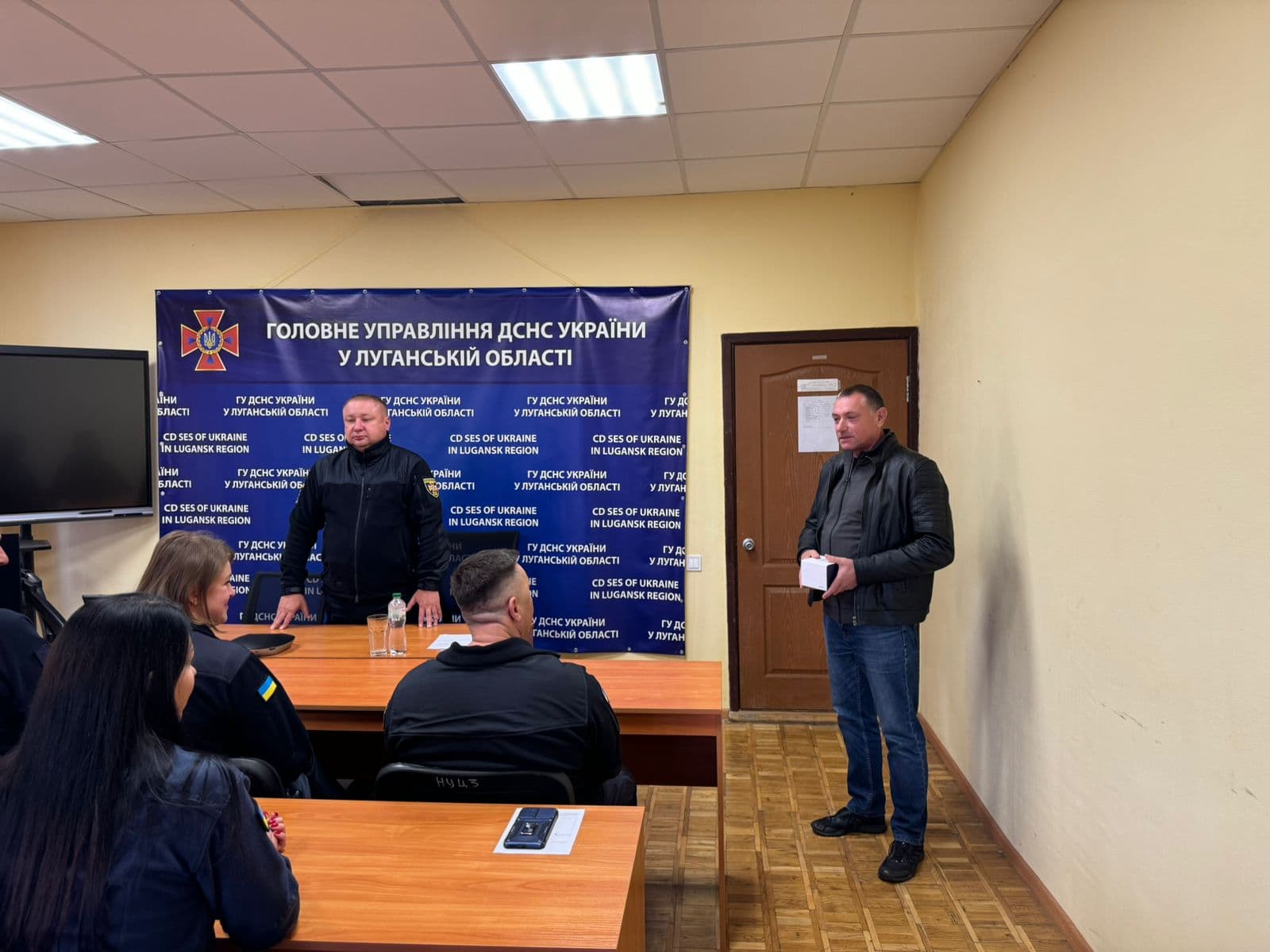 Пішов на пенсію начальник Щастиньских рятувальників 1