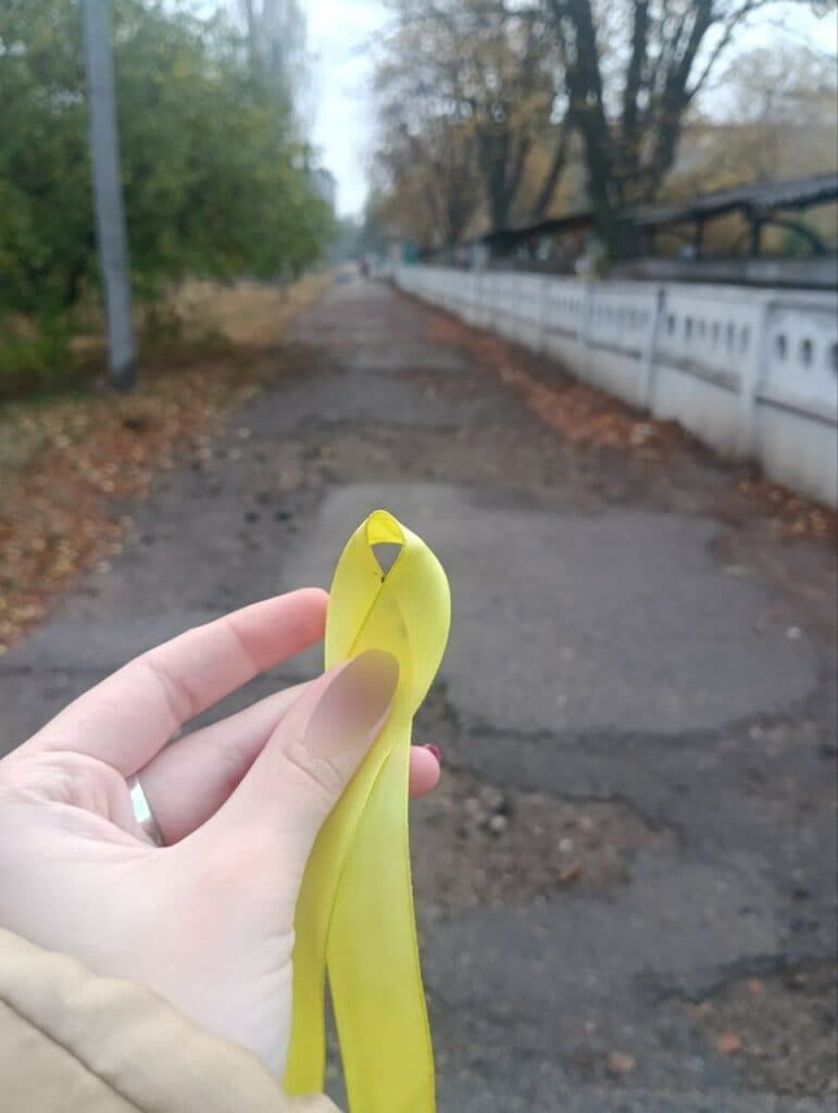 Символы сопротивления появились в оккупированном Алчевске