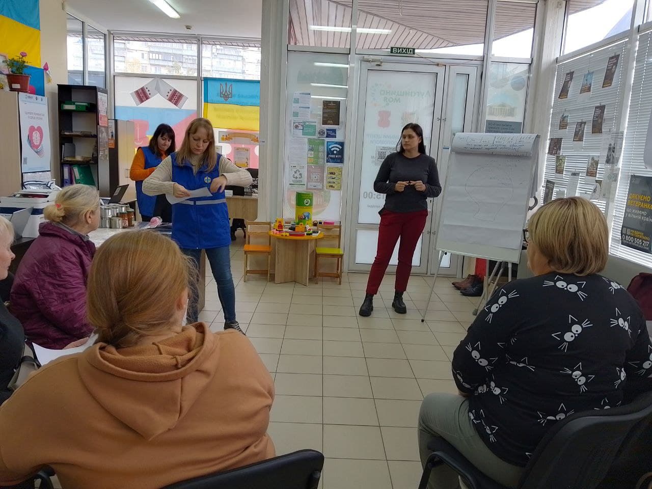 У Сватівському хабі у Броварах відбувся тренінг з психологічного розвантаження 1