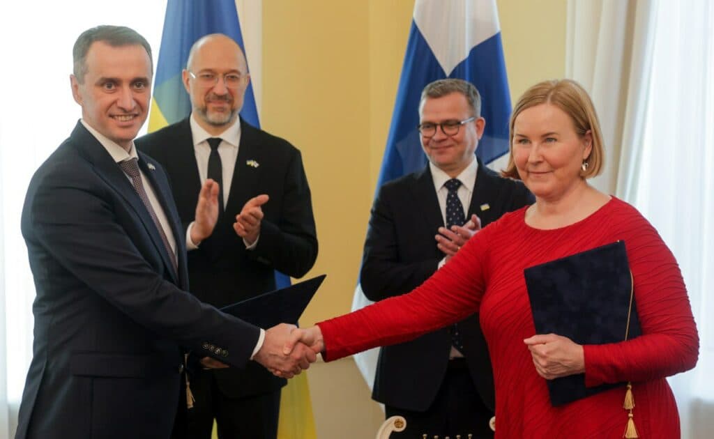 Украина и Финляндия подписали техническое соглашение в сфере здравоохранения в рамках соглашения о безопасности между странами 2
