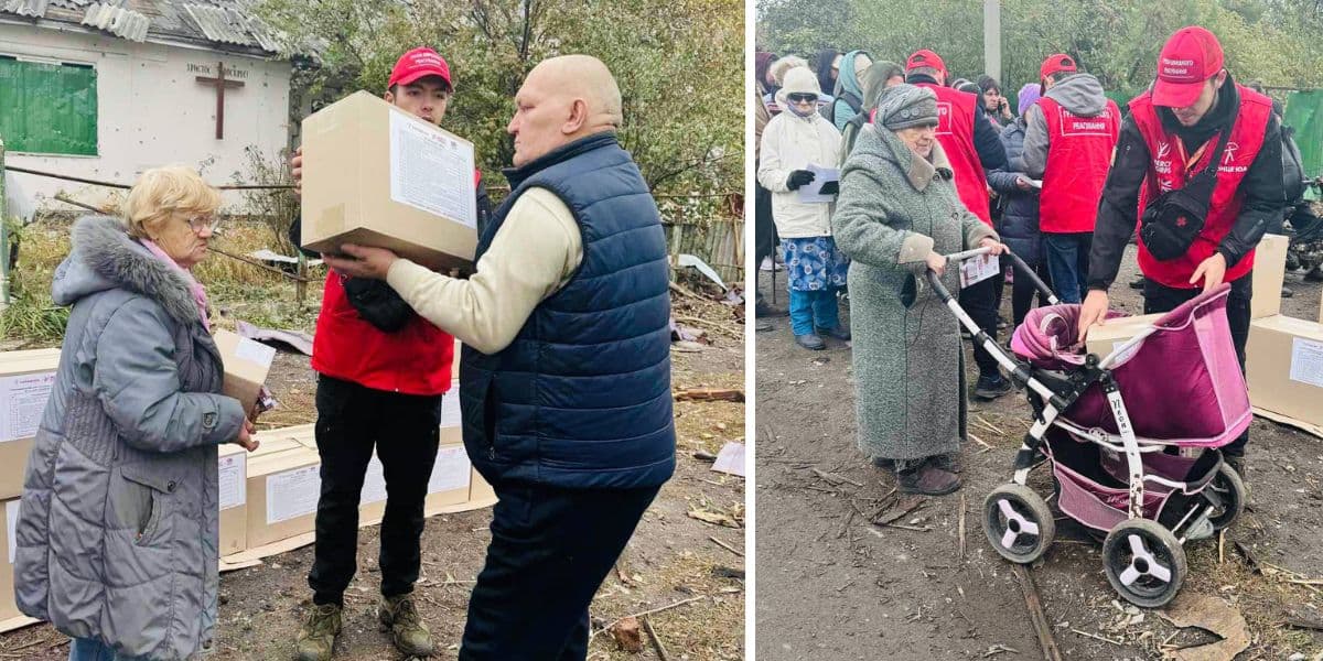 Жителі двох селищ на Покровщині отримали гігієнічні й будівельні набори від благодійників 1