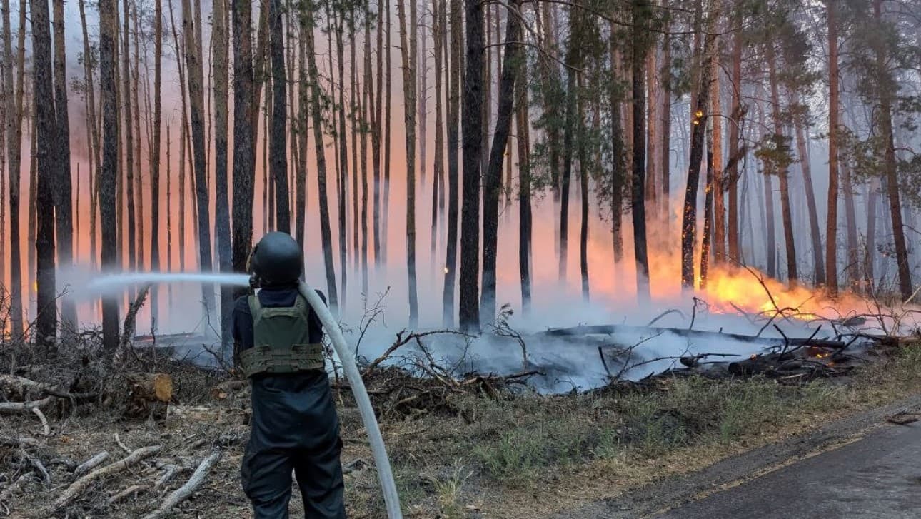 пожежа у святих горах