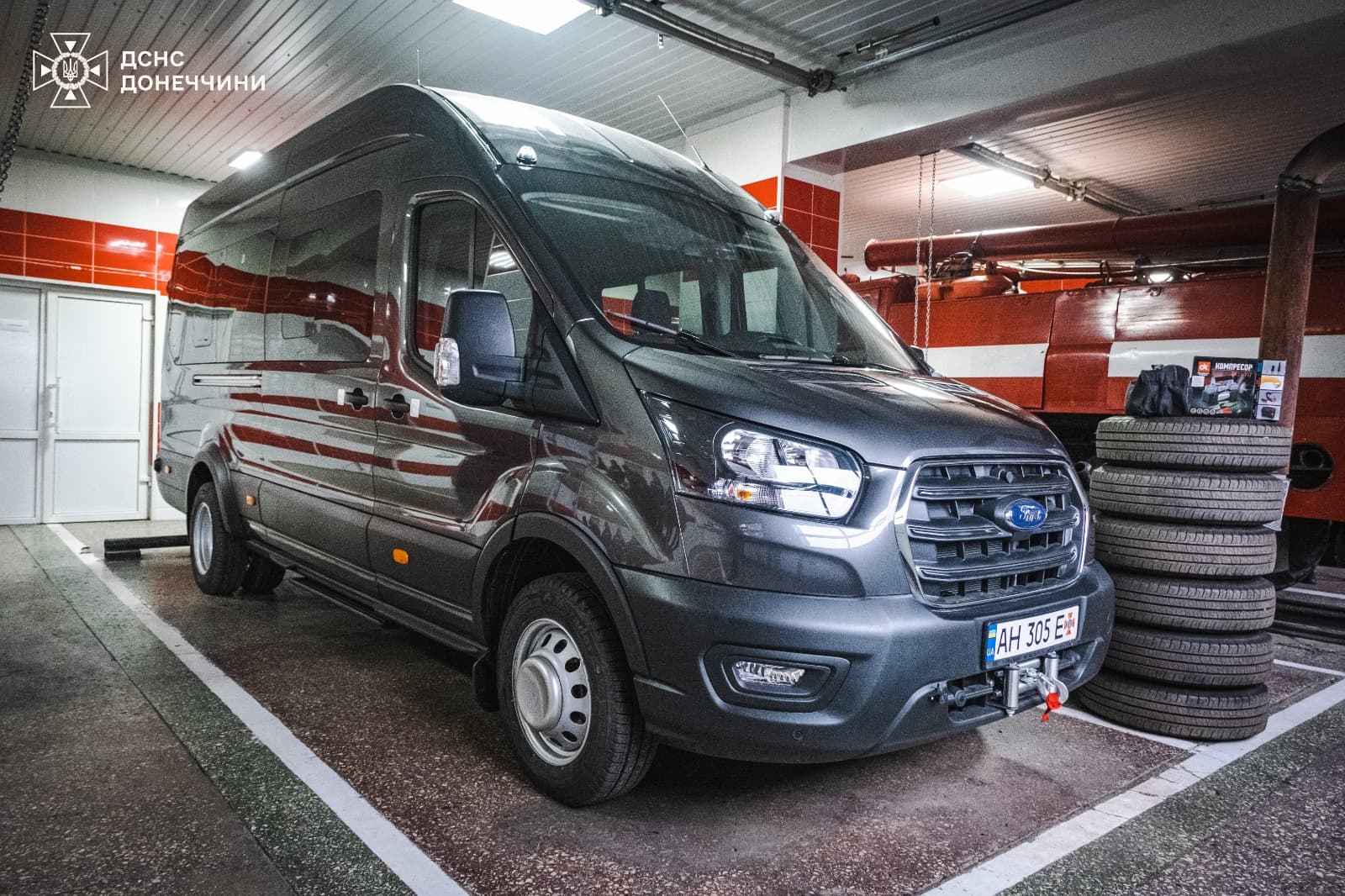 Краматорські рятувальники отримали автомобіль Ford Transit, куплений за бюджетні кошти 1