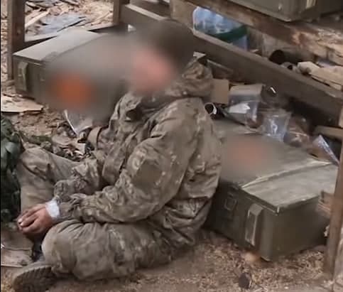 Мінометники Луганського прикордонного загону на Куп'янському напрямку взяли у полон російського військового