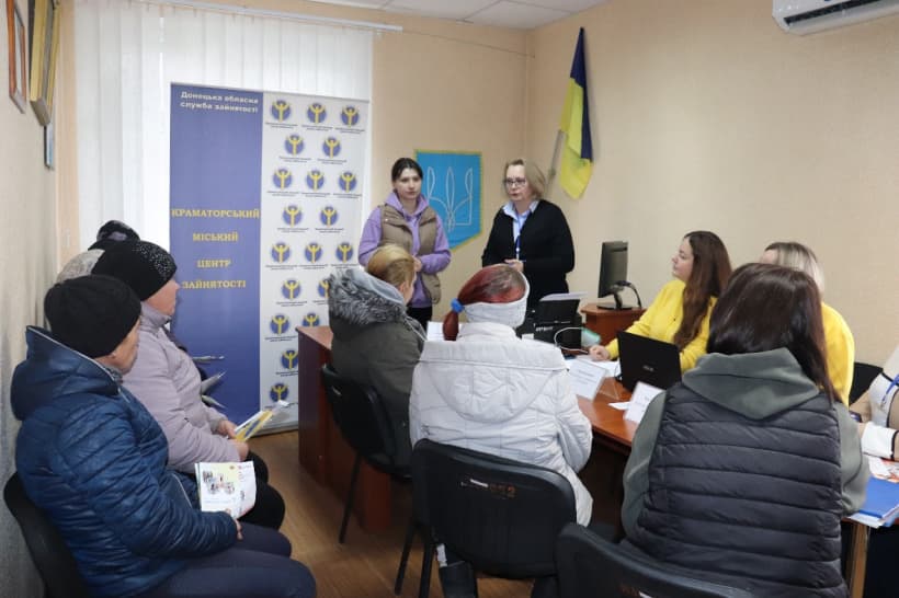 Мобільний центр зайнятості відвідав Шабельківку Краматорської громади