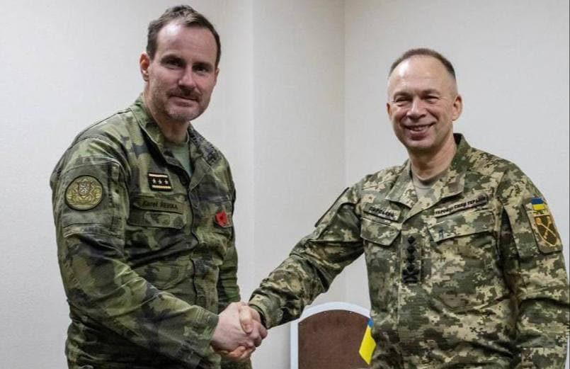 Олександр Сирський з Карелом Ржекою