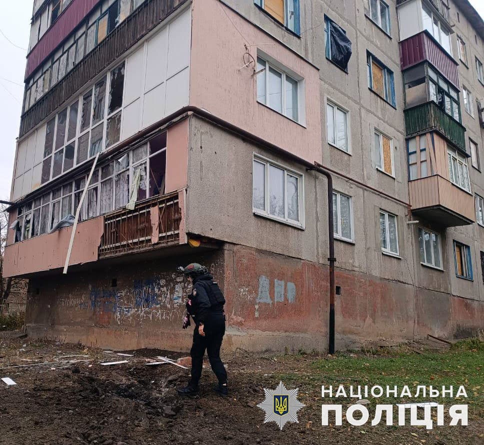 По містах і селах Донеччини росіяни били артилерією та авіабомбами