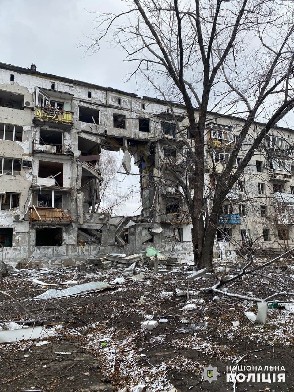 Поліція зафіксувала 2535 ворожих ударів по Донеччині за добу
