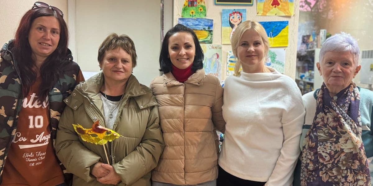 У Дніпрі провели психологічне заняття для переселенок з Краматорська