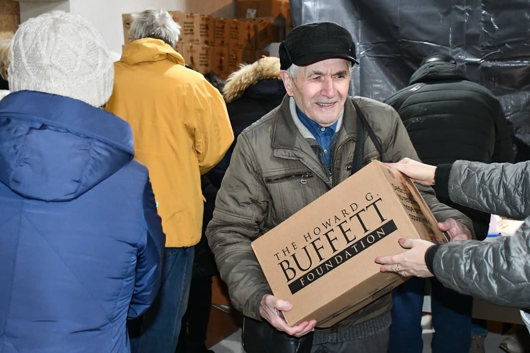 У Центрі підтримки ВПО Селидівської громади на Київщині видавали допомогу від GEM і HGBF 0