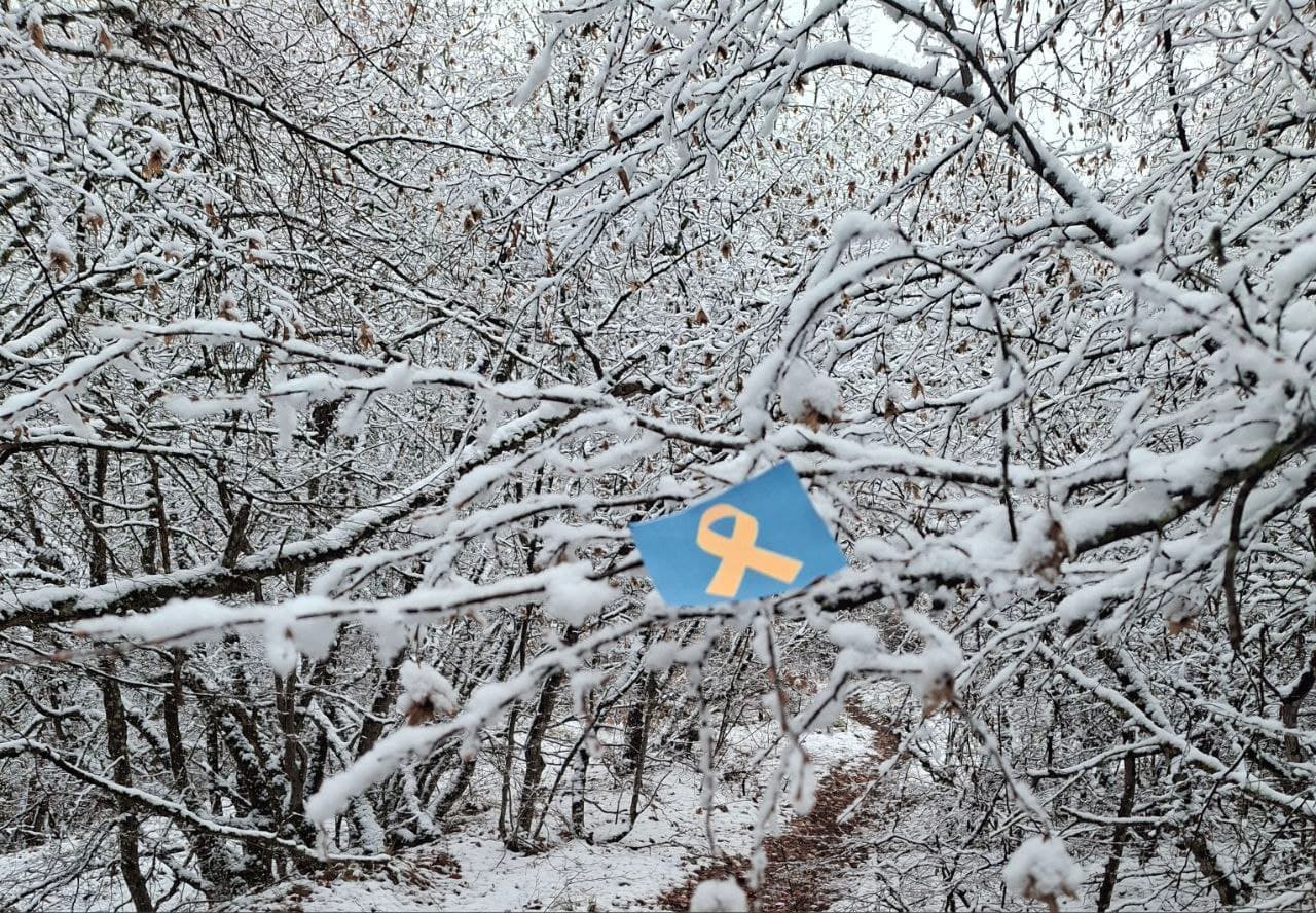 Активісти руху Жовта Стрічка з окупованих Донецька та Криму передали новорічні вітання усій Україні