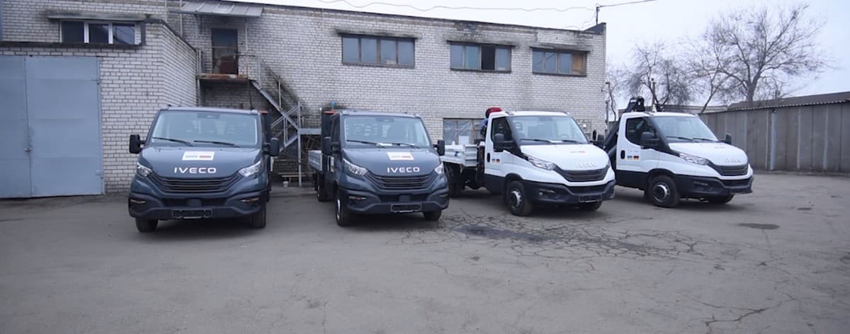 Вантажівки загальною вартістю понад 300 тисяч євро отримала сьогодні Донеччина від Федерального агентства Німеччини