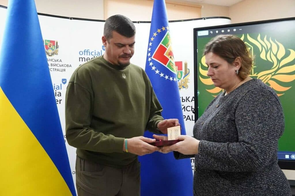Лисогор вручив ордени "За мужність" III ступеня родинам загиблих Героїв