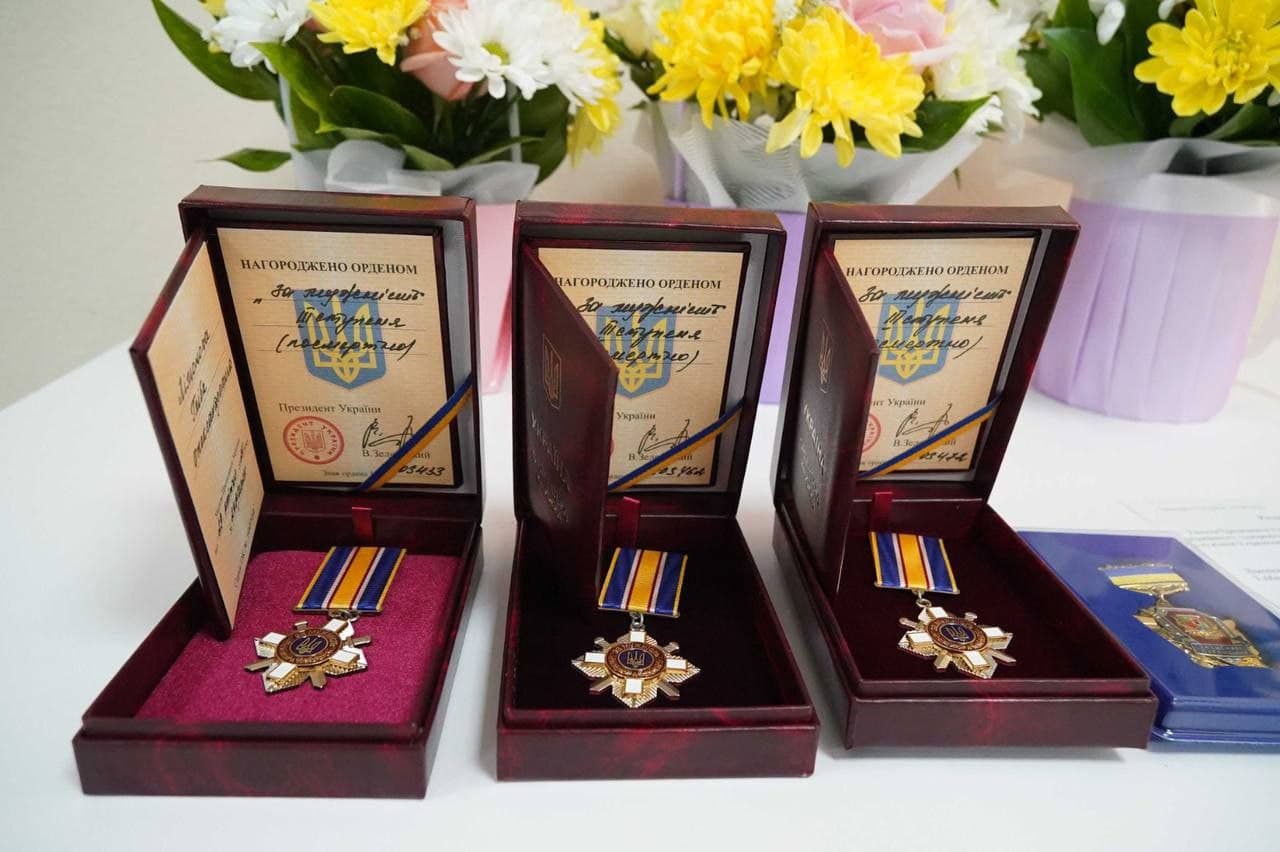 Лисогор вручив ордени "За мужність" III ступеня родинам загиблих Героїв