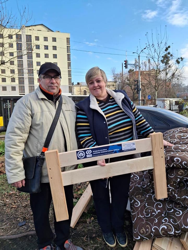 Мешканці Бахмутської громади, які наразі проживають на Львівщині, отримали гуманітарну допомогу