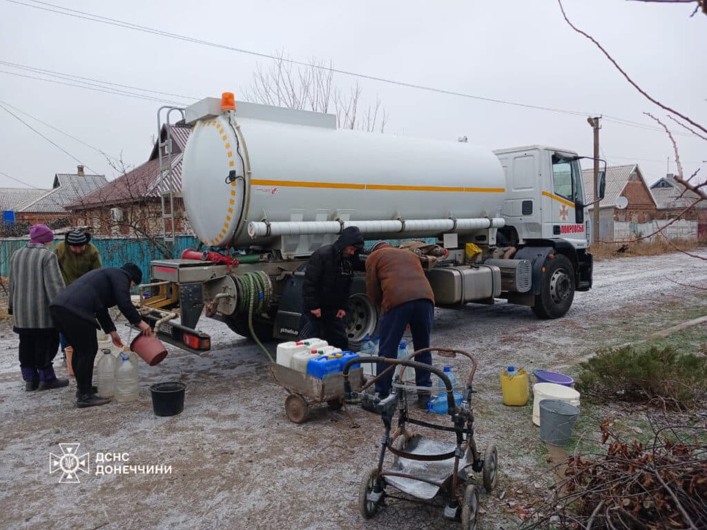 Минулої доби рятувальники доставили питну воду мешканцям Костянтинівки