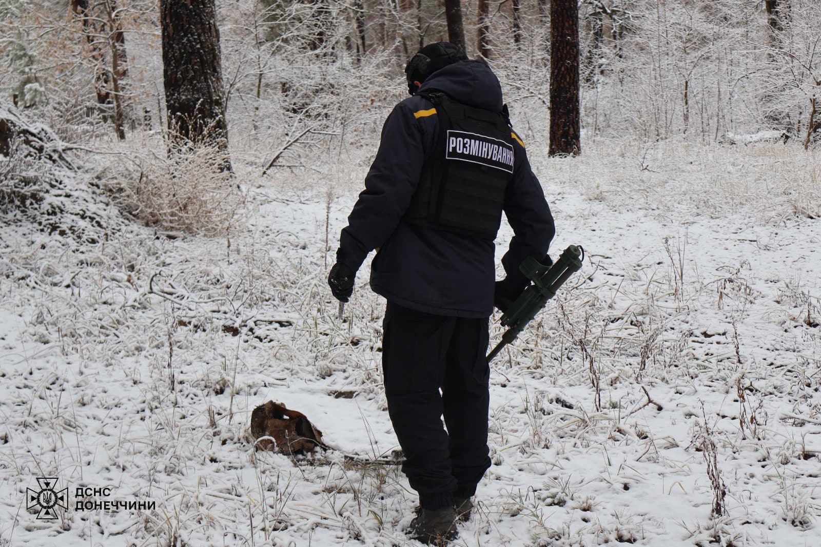 На Донеччині піротехніки ДСНС продовжують розміновувати деокуповані ліси