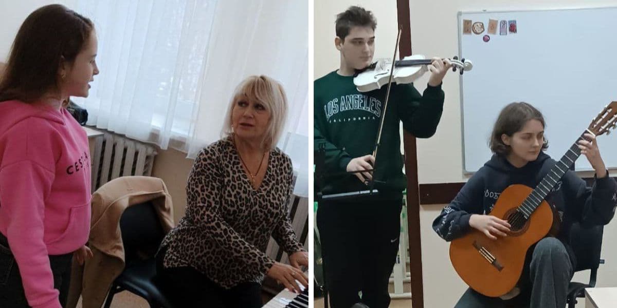 На базі культурного простору Торецької громади у Дніпрі продовжує свої заняття музична школа ім. Івана Карабиця